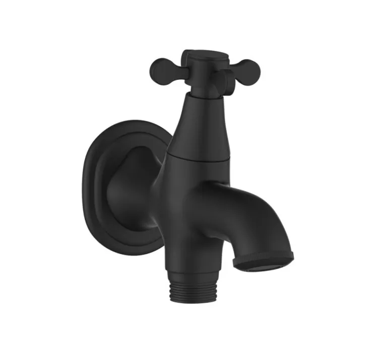 Jaquar 2-Way Bib Cock - Black Matt (QQP-BLM-7041PM)