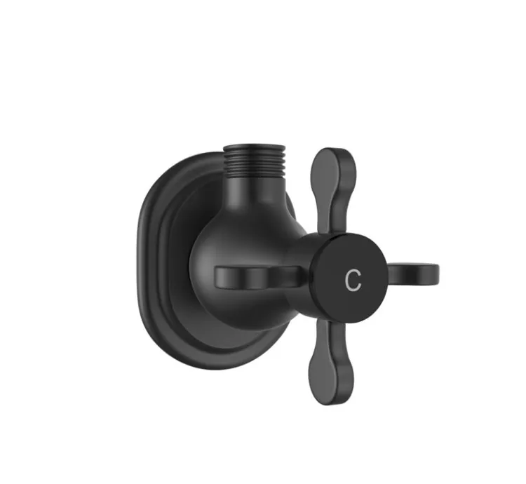 Jaquar Exposed Part Kit of Concealed Stop Cock Cold Only - Black Matt (QQP-BLM-7083KPMR)