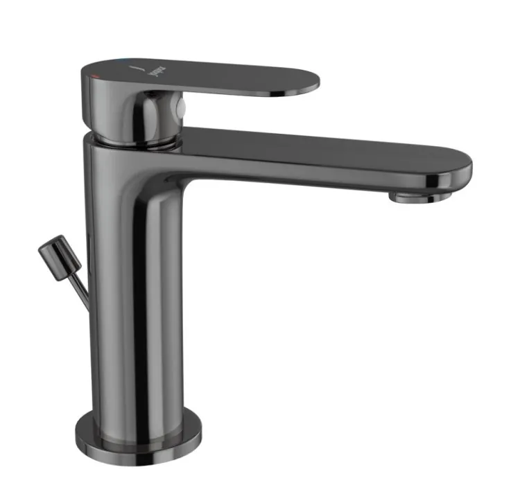 Jaquar Single Lever Basin Mixer with Popup Waste -Black Chrome (OPP-BCH-15051BPM)