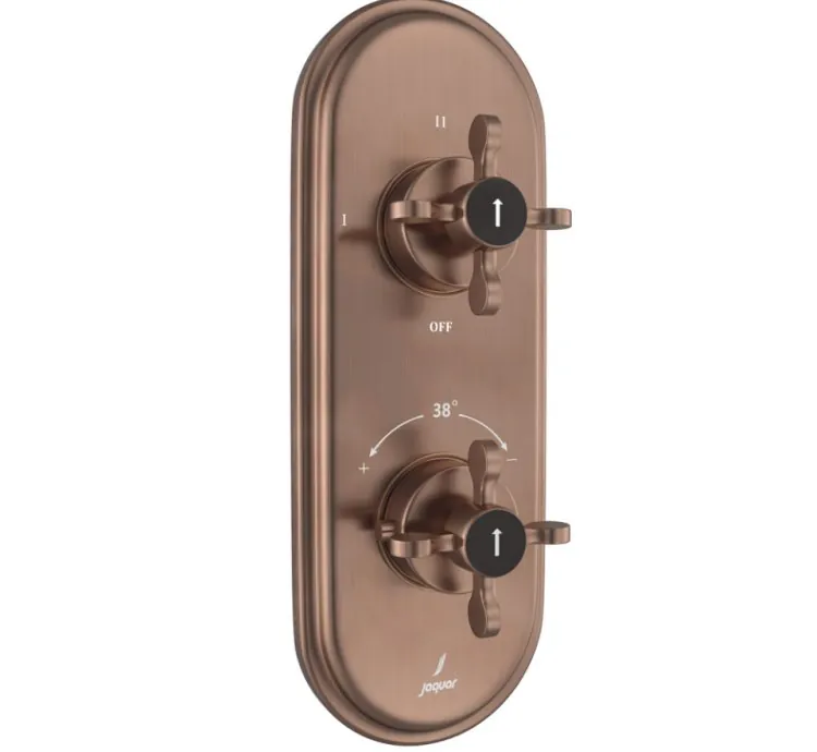 Jaquar Aquamax Thermostatic Shower Mixer - Antique Copper (QQP-ACR-7683NKPM)