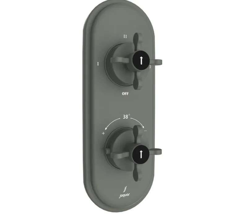 Jaquar Aquamax Thermostatic Shower Mixer - Graphite (QQP-GRF-7683NKPM)