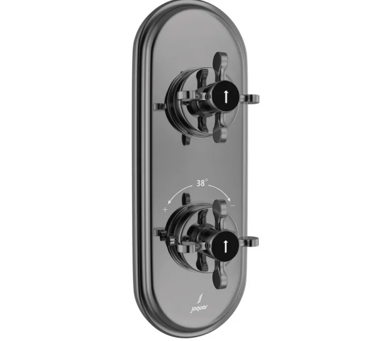 Jaquar Aquamax Thermostatic Shower Mixer - Black Chrome (QQP-BCH-7661NKPM)