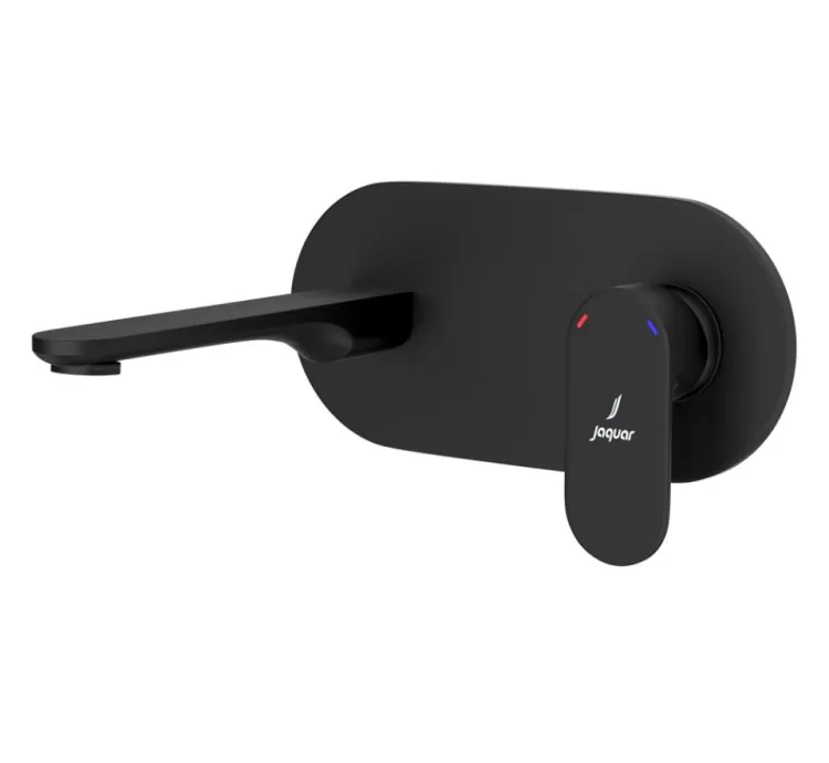 Jaquar Exposed Part Kit of Single Lever Basin Mixer Wall Mounted - Black Matt (OPP-BLM-15233NKPM)