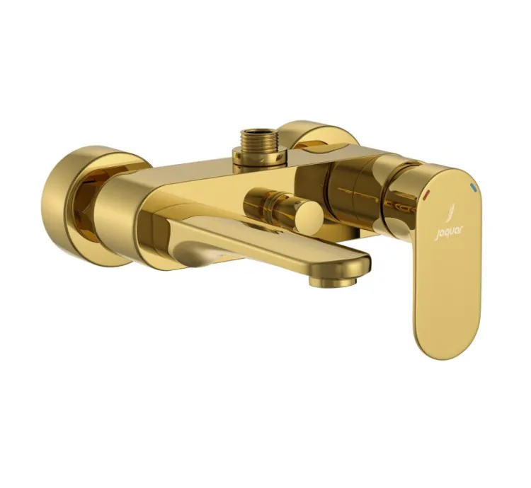 Jaquar Single Lever Bath & Shower Mixer - Gold Bright PVD (OPP-GBP-15115PM)