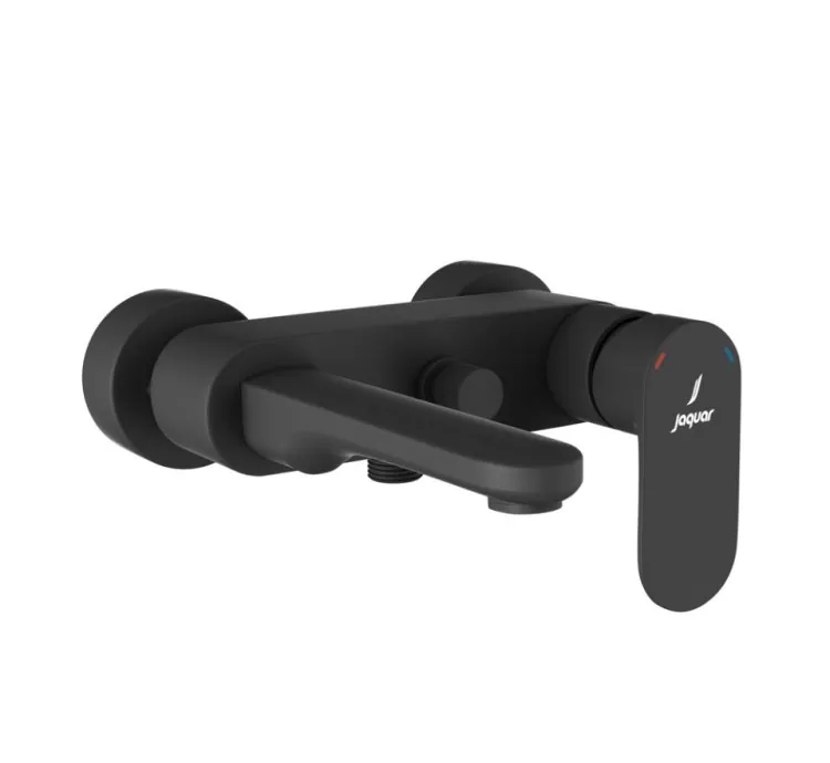 Jaquar Single Lever Wall Mixer - Black Matt (OPP-BLM-15119PM)