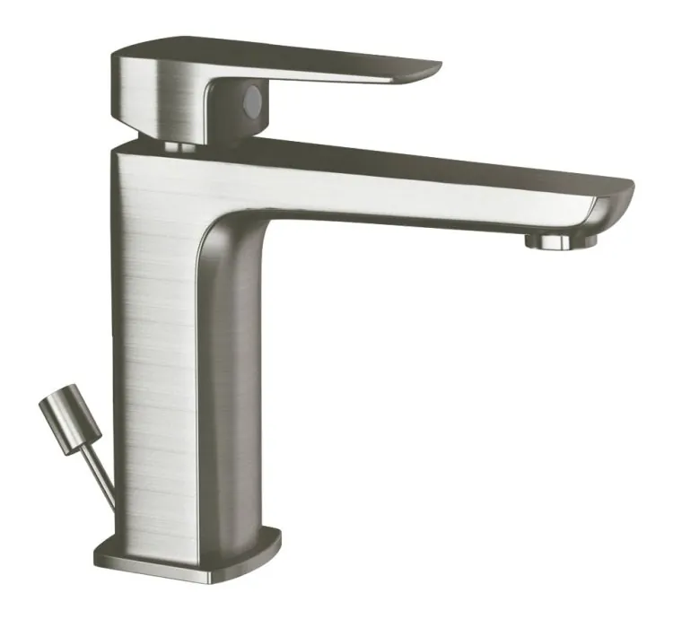 Jaquar Single Lever Basin Mixer with Popup Waste - Stainless Steel (KUP-SSF-35051BPM)