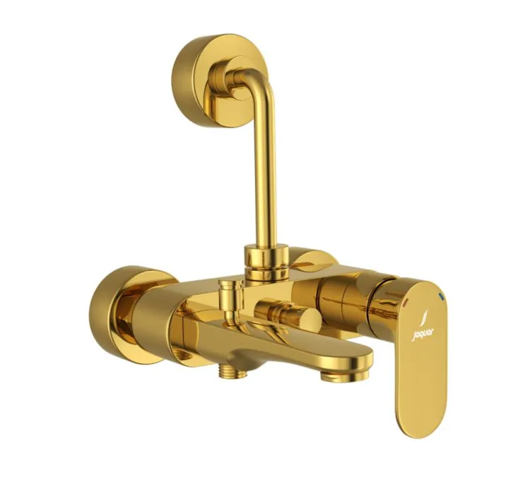 Jaquar Single Lever Wall Mixer 3-in-1 System - Gold Bright PVD (OPP-GMP-15125PM)