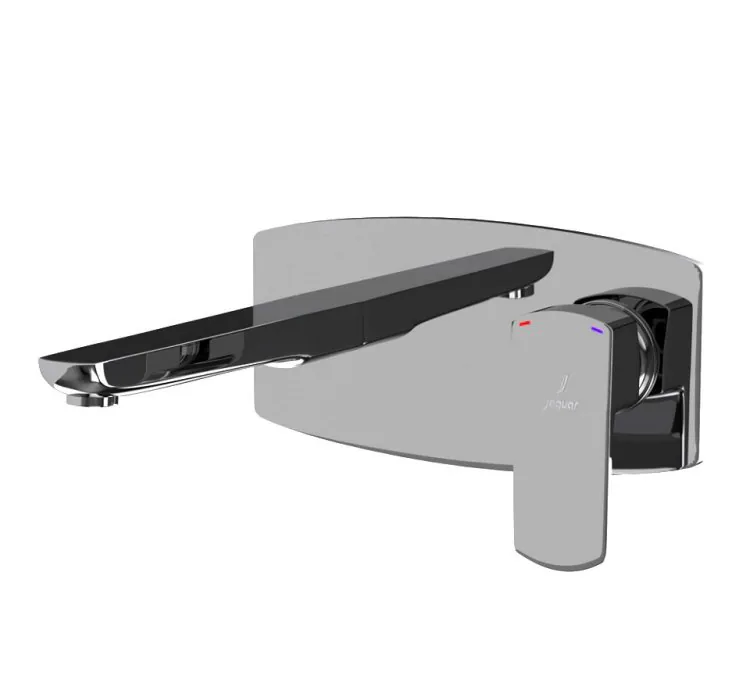 Jaquar Exposed Part Kit of Single Lever Basin Mixer Wall Mounted - Black Chrome (KUP-BCH-35233NKPM)