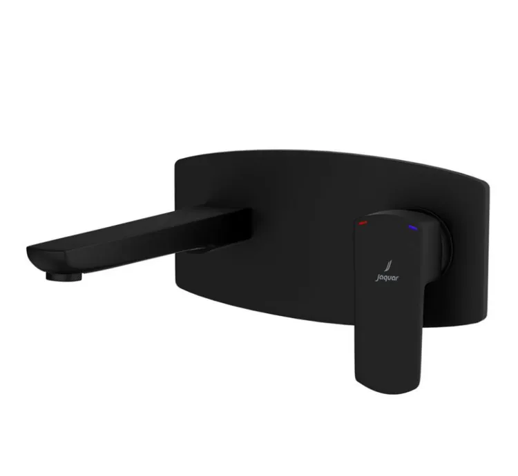 Jaquar Exposed Part Kit of Single Lever Basin Mixer Wall Mounted - Black Matt (KUP-BLM-35233NKPM)