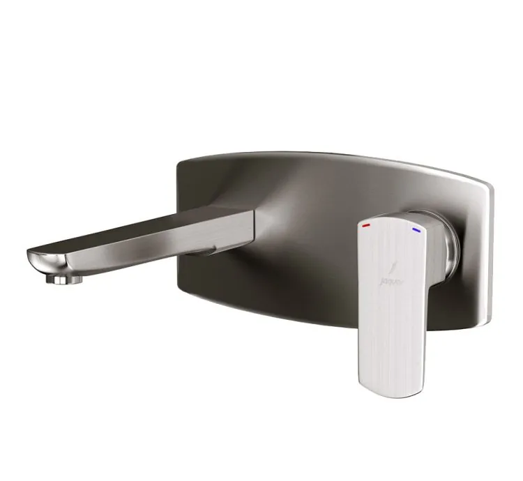 Jaquar Exposed Part Kit of Single Lever Basin Mixer Wall Mounted - Stainless Steel (KUP-SSF-35233NKPM)