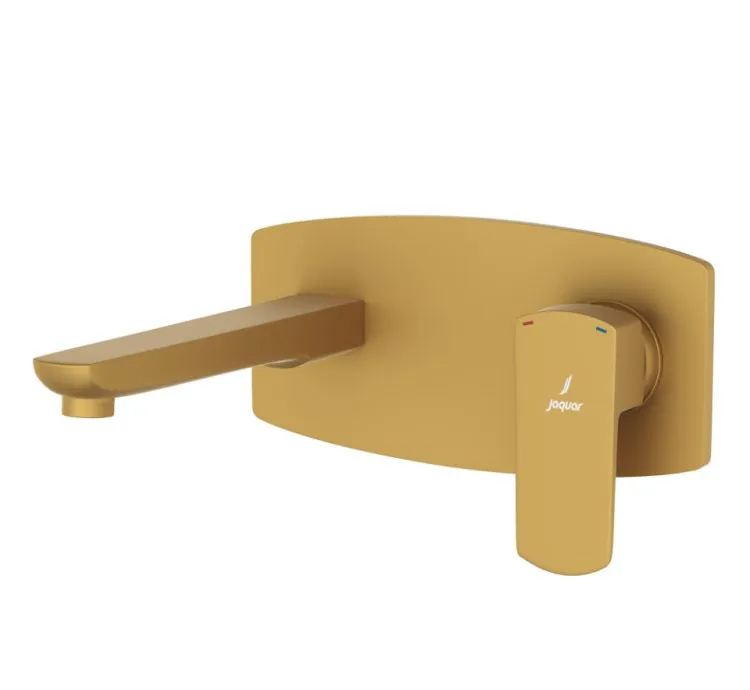 Jaquar Exposed Part Kit of Single Lever Basin Mixer Wall Mounted - Gold Matt PVD (KUP-GMP-35233NKPM)