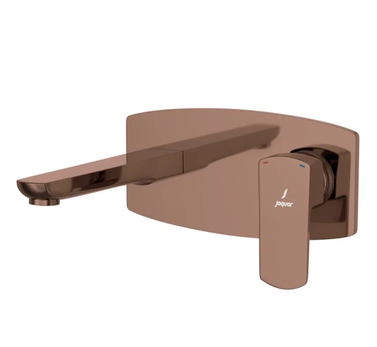 Jaquar Exposed Part Kit of Single Lever Basin Mixer Wall Mounted - Blush Gold PVD (KUP-BGP-35233NKPM)