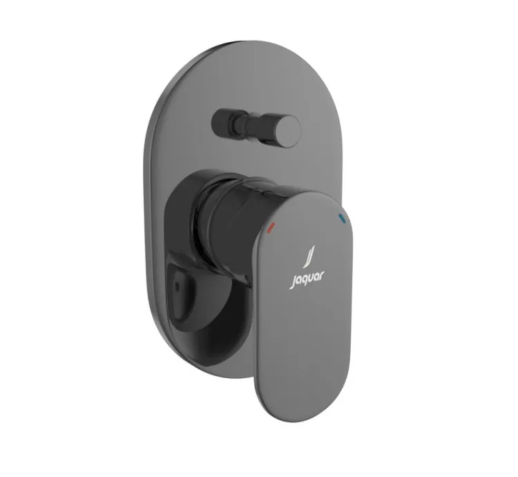 Jaquar Single Lever Exposed Parts Kit of Hi-flow Diverter - Black Chrome (OPP-BCH-15079NKPM)