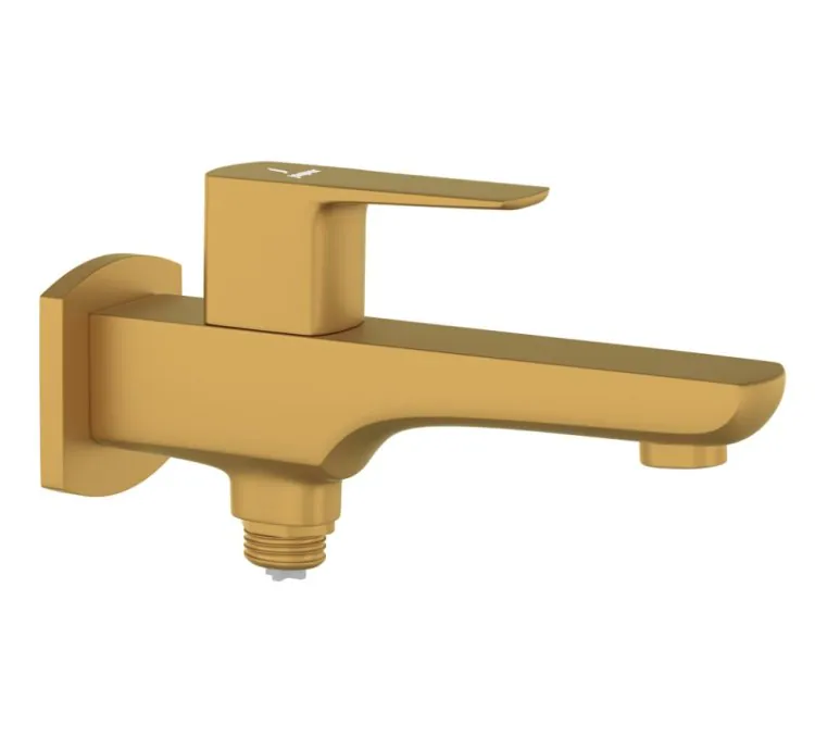 Jaquar 2 Way Bib Cock - Gold Matt PVD (KUP-GMP-35041PM)