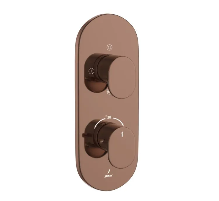 Jaquar Aquamax Thermostatic Shower Mixer - Blush Gold PVD (OPP-BGP-15683NKPM)