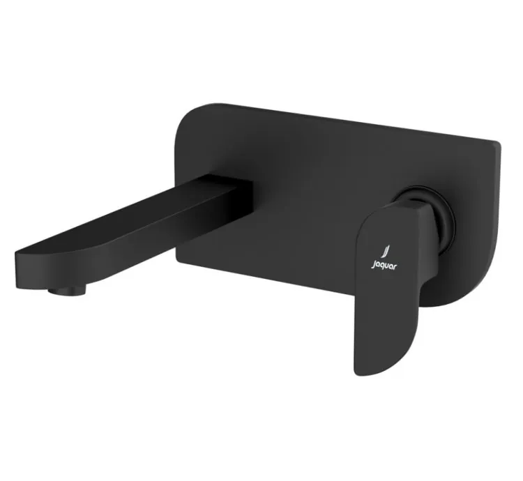Jaquar Exposed Part Kit of Single Lever Basin Mixer Wall Mounted - Black Matt (ALI-BLM-85233NK)