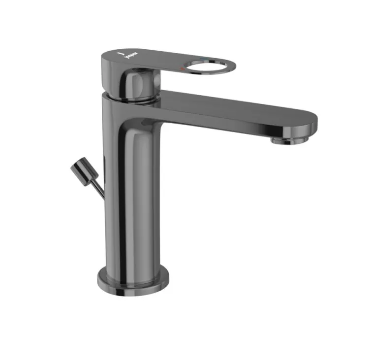 Jaquar Single Lever Basin Mixer with Popup - Black Chrome (ORP-BCH-10051BPM)