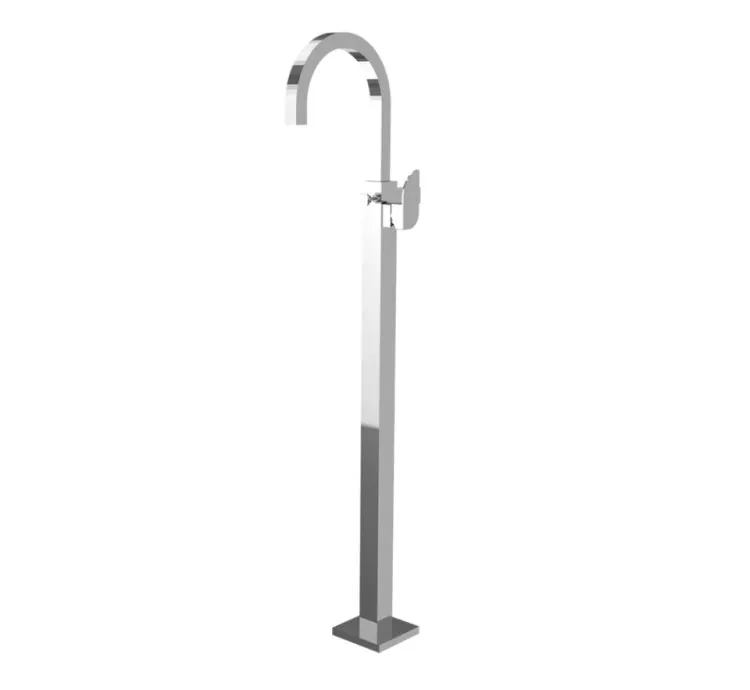 Jaquar Exposed Parts of Floor Mounted Single Lever Bath Mixer - Chrome (ALI-CHR-85121K)