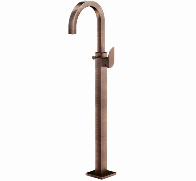 Jaquar Exposed Parts of Floor Mounted Single Lever Bath Mixer - Antique Copper (ALI-ACR-85121K)