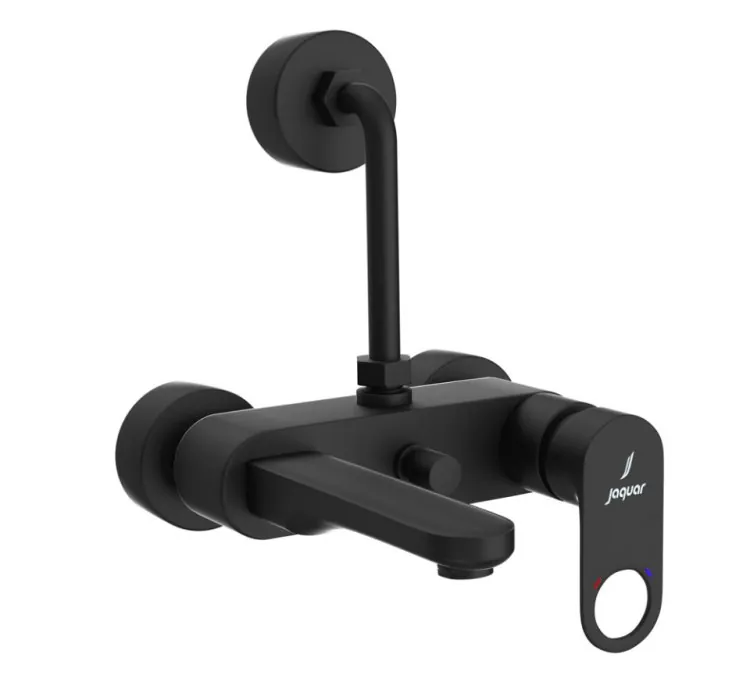 Jaquar Single Lever Wall Mixer - Black Matt (ORP-BLM-10117PM)