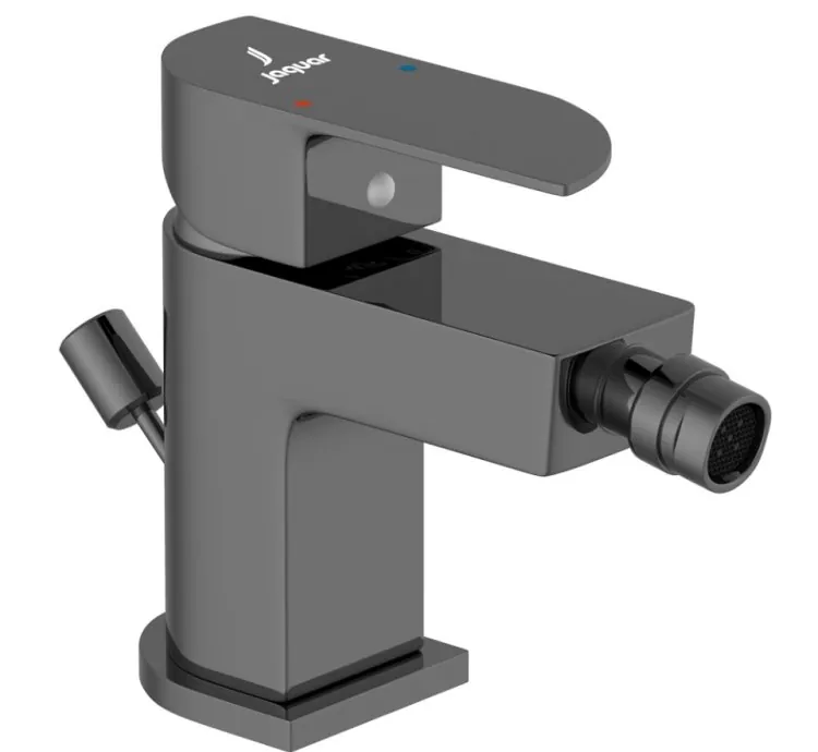 Jaquar Single Lever 1-Hole Bidet Mixer - Black Chrome (ALI-BCH-85213B)