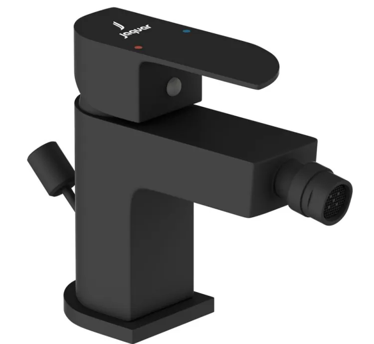 Jaquar Single Lever 1-Hole Bidet Mixer - Black Matt (ALI-BLM-85213B)