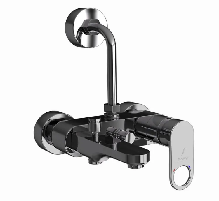 Jaquar Single Lever Wall Mixer 3-in-1 System - Black Chrome (ORP-BCH-10125PM)