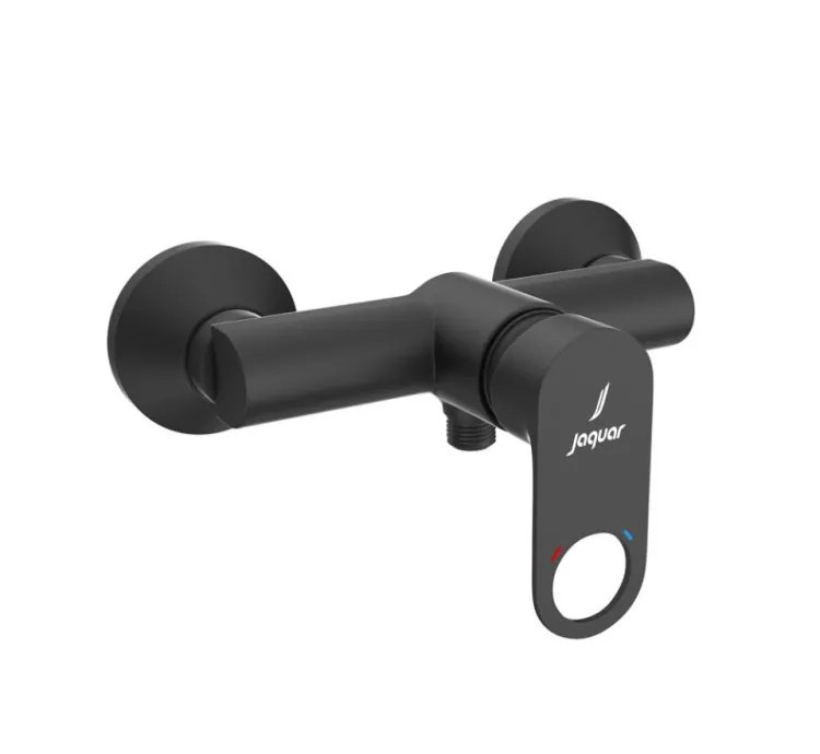 Jaquar Single Lever Exposed Shower Mixer - Black Matt (ORP-BLM-10149PM)