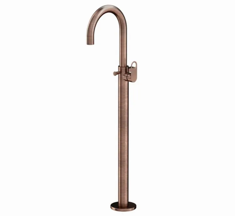 Jaquar Exposed Parts of Floor Mounted Single Lever Bath Mixer - Antique Copper (ORP-ACR-10121KPM)