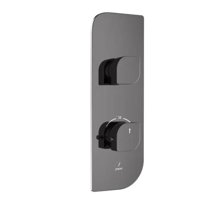 Jaquar Aquamax Thermostatic Shower Mixer - Black Chrome (ALI-BCH-85661NK)