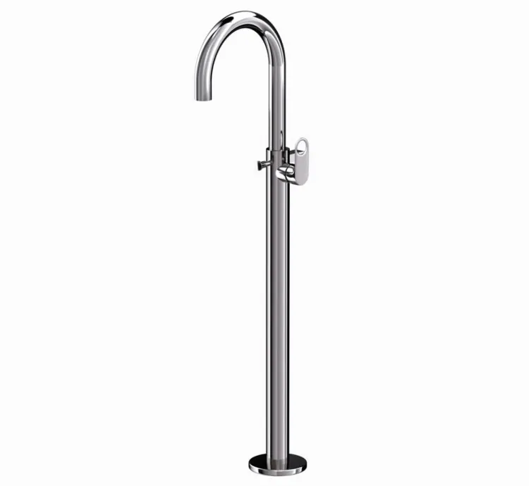 Jaquar Exposed Parts of Floor Mounted Single Lever Bath Mixer - Black Chrome (ORP-BCH-10121KPM)