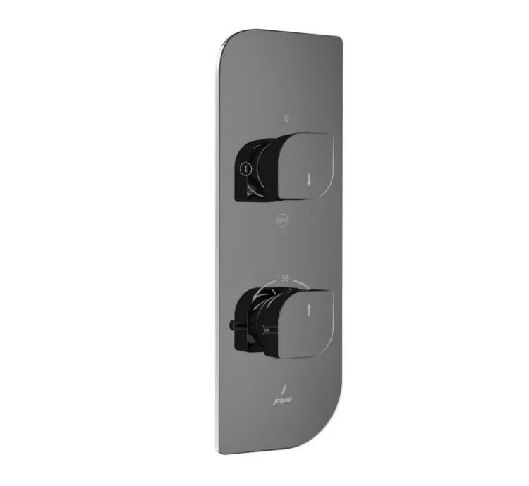Jaquar Aquamax Thermostatic Shower Mixer - Black Chrome (ALI-BCH-85681NK)