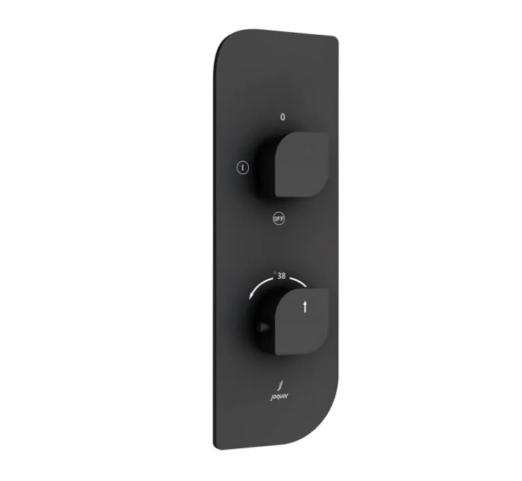 Jaquar Aquamax Thermostatic Shower Mixer - Black Matt (ALI-BLM-85681NK)