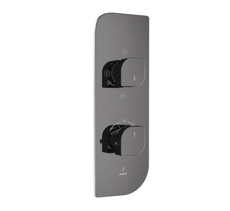 Jaquar Aquamax Exposed Part Kit with 3-way diverter - Black Chrome (ALI-BCH-85683NK)
