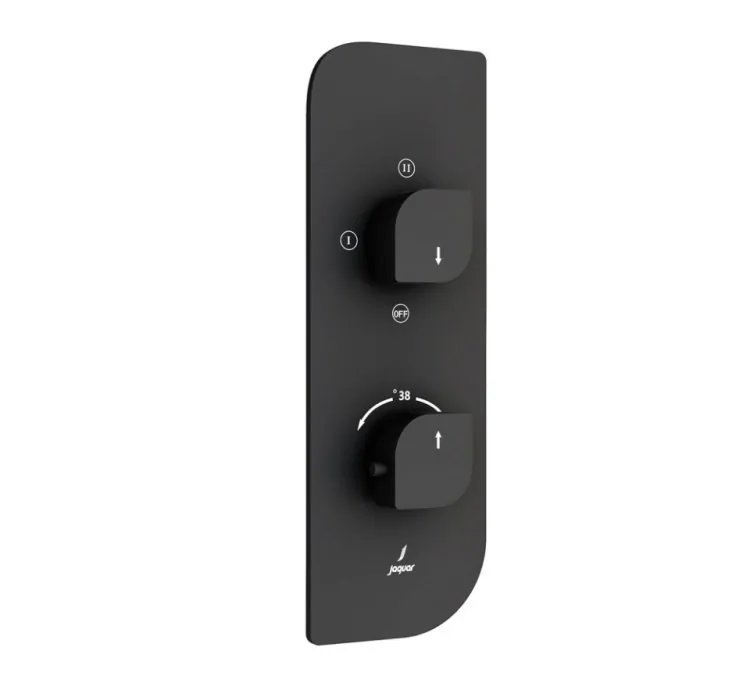 Jaquar Aquamax Exposed Part Kit with 3-way diverter - Black Matt (ALI-BLM-85683NK)