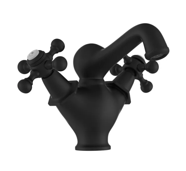 Jaquar Central Hole Basin Mixer - Black Matt (QQT-BLM-7167B)
