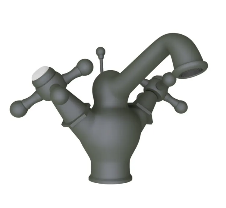 Jaquar Central Hole Basin Mixer with popup waste - Graphite (QQT-GRF-7169B)