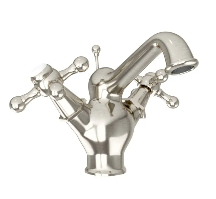 Jaquar Central Hole Basin Mixer with popup waste - Stainless Steel (QQT-SSF-7169B)