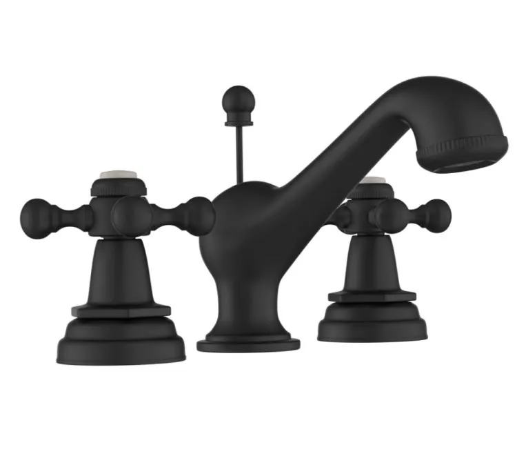 Jaquar 3-Hole Basin Mixer - Black Matt (QQT-BLM-7191)