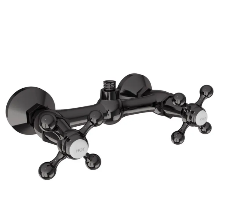Jaquar Shower Mixer for Shower Cubicles (Wall Mounted) - Black Chrome (QQT-BCH-7209)