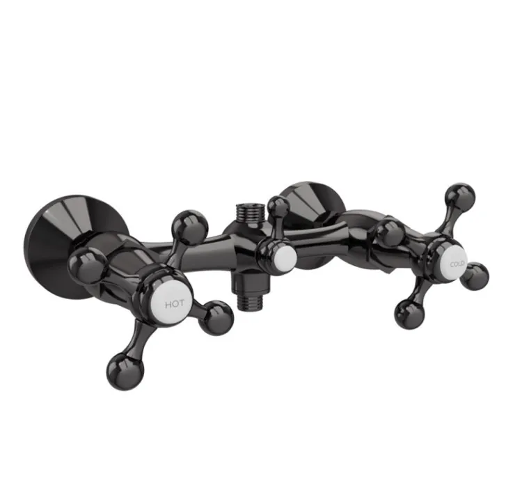 Jaquar Exposed Wall Mixer - Black Chrome (QQT-BCH-7215)