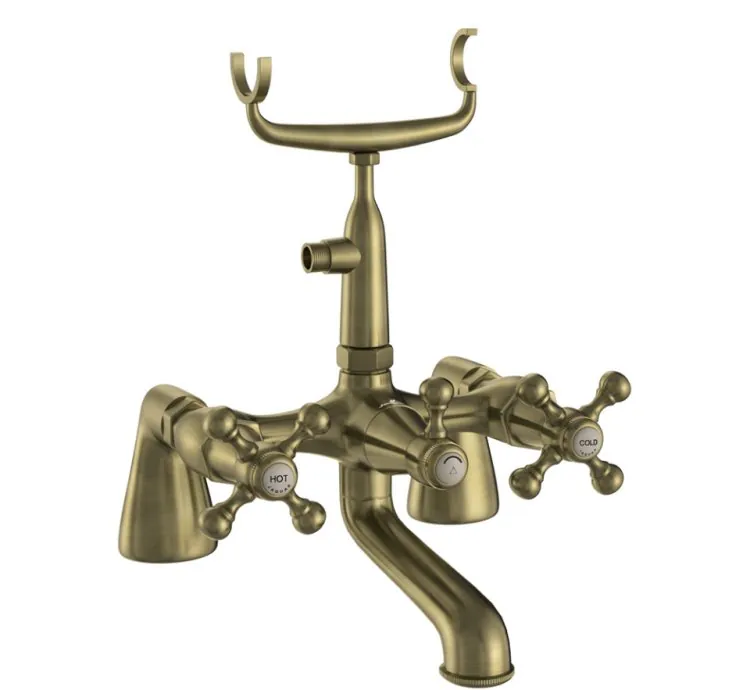 Jaquar Bath Tub Mixer (Exposed Straight Legs) - Antique Bronze (QQT-ABR-7271)
