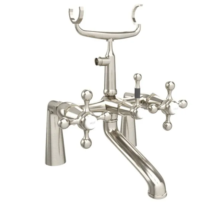Jaquar Bath Tub Mixer (Exposed Straight Legs) - Stainless Steel (QQT-SSF-7271)