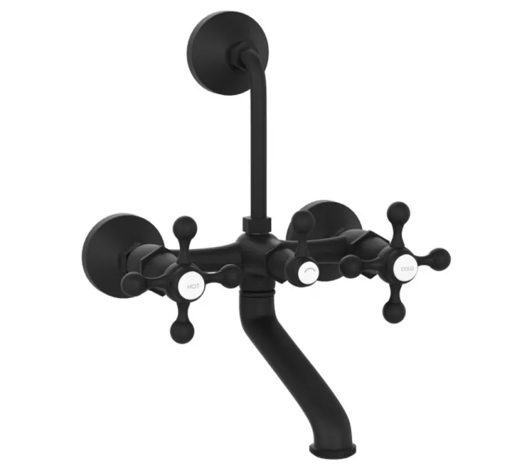 Jaquar Wall Mixer - Black Matt (QQT-BLM-7273UPR)