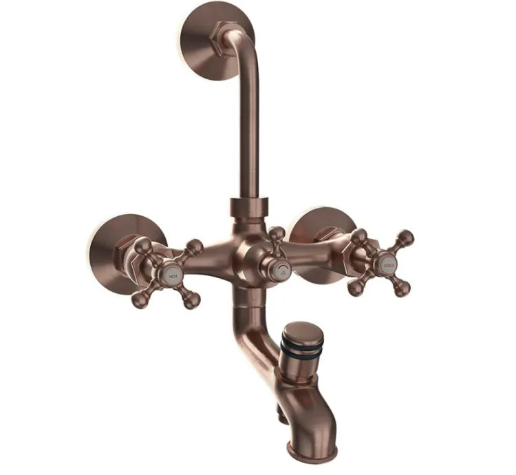 Jaquar Wall Mixer 3-in-1 System - Antique Copper (QQT-ACR-7281)