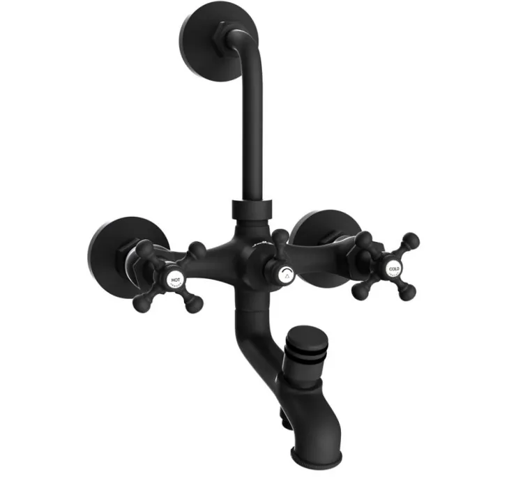 Jaquar Wall Mixer 3-in-1 System - Black Matt (QQT-BLM-7281)