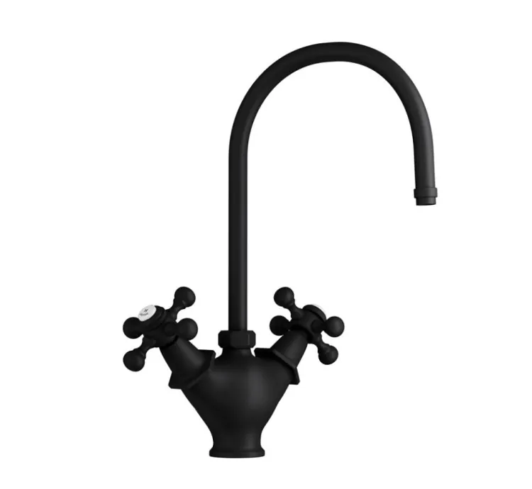Jaquar Sink Mixer, 1-Hole - Black Matt (QQT-BLM-7319B)