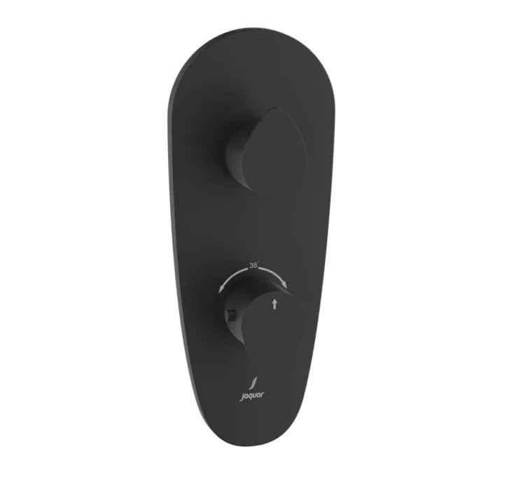 Jaquar Thermostatic Shower Mixer - Black Matt (VGP-BLM-81661NK)