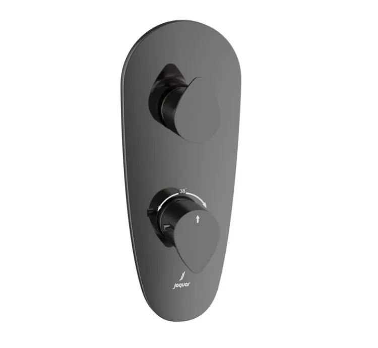 Jaquar Aquamax Thermostatic Shower Mixer - Black Chrome (VGP-BCH-81681NK)