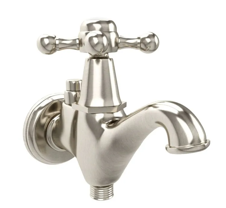 Jaquar 2 Way Bib Cock - Stainless Steel (QQT-SSF-7041)